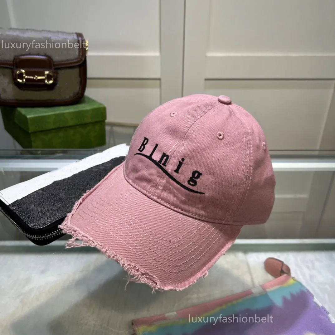 Pink Womens Baseball Hats Designer Stylish Baseball Cap For Men