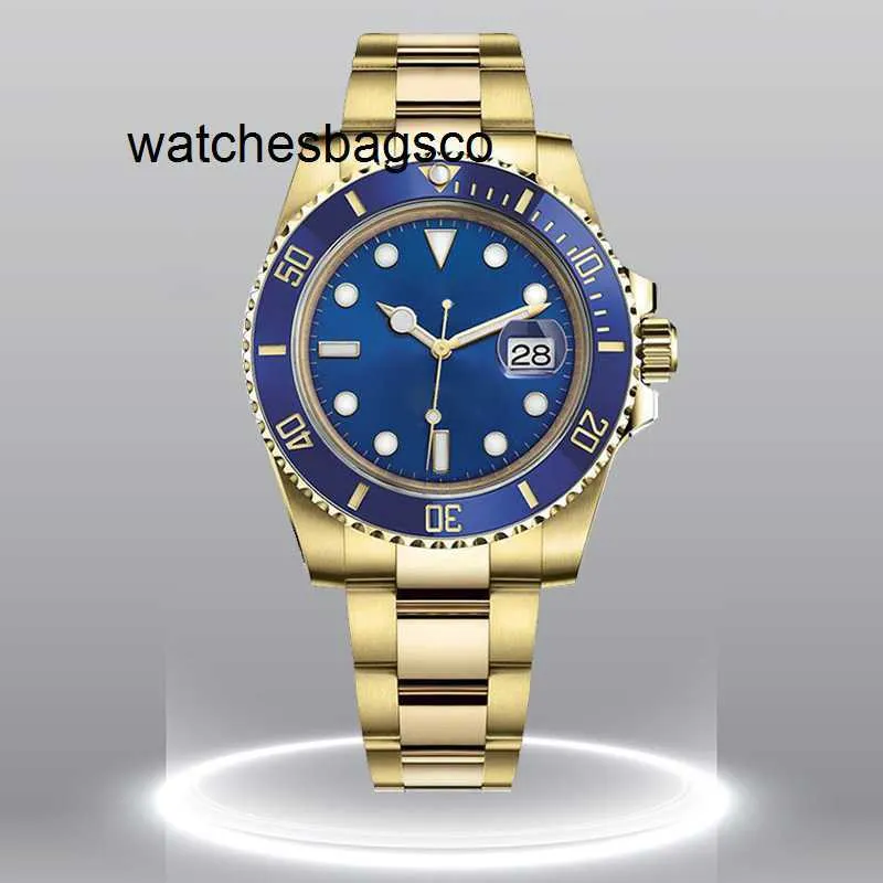 Relojes mecánicos automáticos movimiento reloj maestro para hombre 40 2815 esfera de bisel de cerámica azul Habitante del mar Cierre de zafiro inoxidable Caja de reloj mecánico automático Ocean