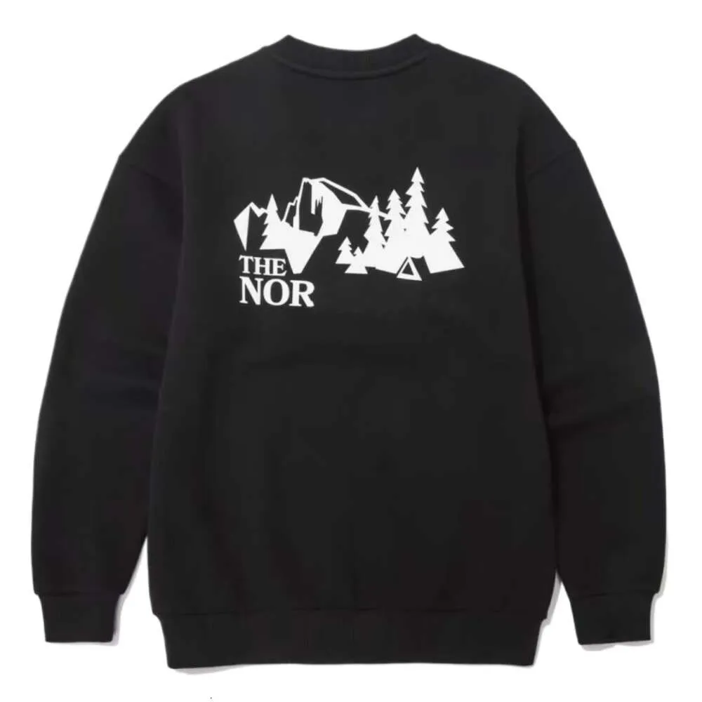 Northfaced Sweat à capuche Designer Mode de luxe Sweat-shirts pour hommes Automne / Hiver Classique Snow Mountain Illustration Imprimé Pull à col rond avec peluche