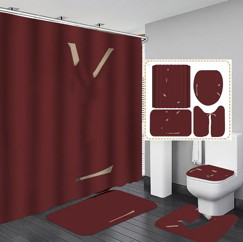 Наборы штор, тканевые моющиеся шторы для ванной, 3D мраморные крышки для унитаза, наборы аксессуаров для ванной комнаты