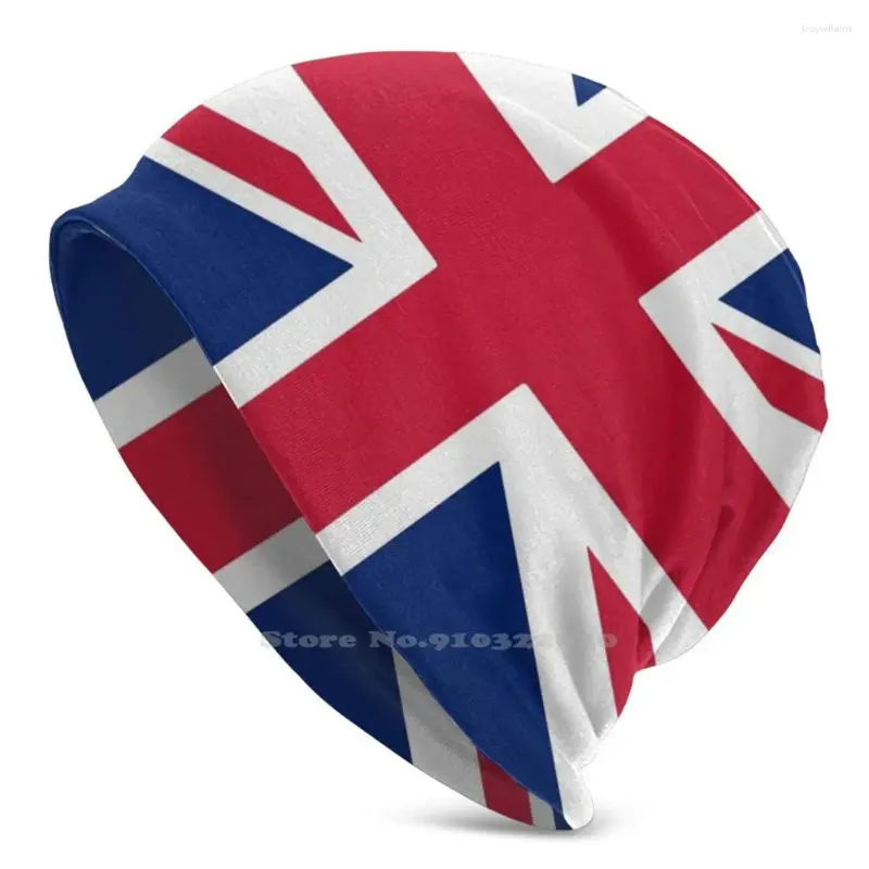 Berets Classic British Union Jack (UK Flag) Outdoor Sports Windproof Cap Case Beanie Britain England Patriotic