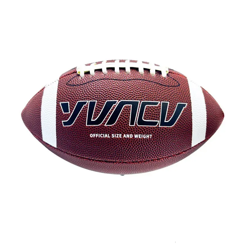 Standardstorlek 6 American Football Rugby PVC MachineSewn Wearresistent Nonslip Training Adults Outdoor Sports Equipment 240116