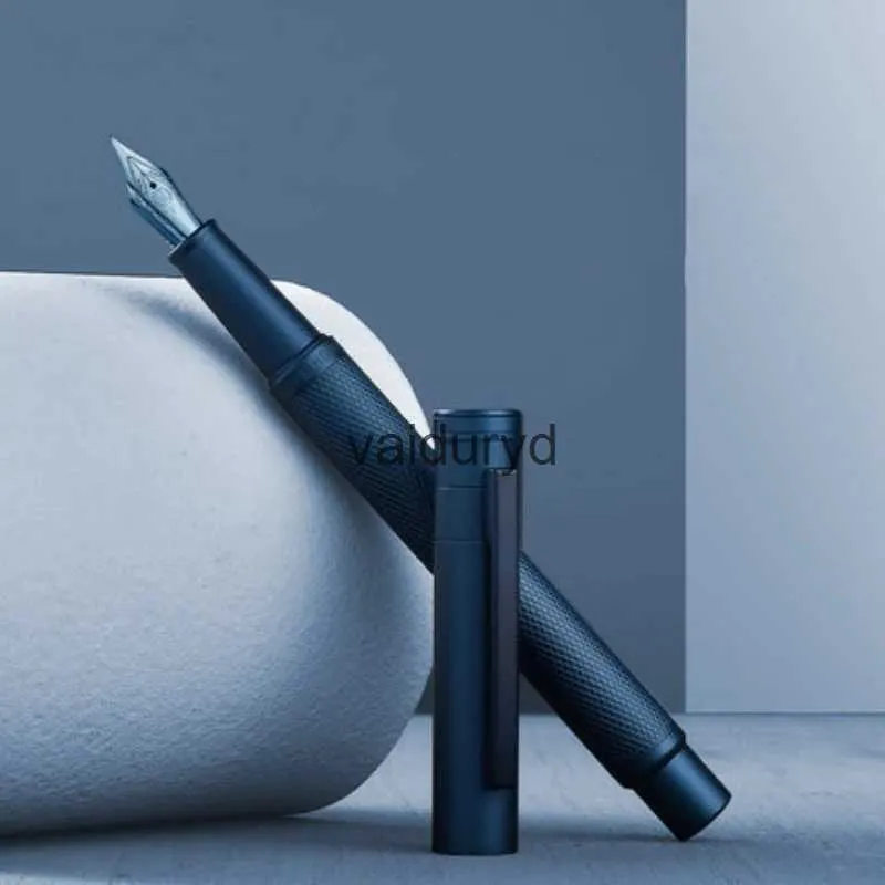 Çeşme Kalem Hediye Çeşme Pens Hongdian 1851 Fountain Pen Güzel Mavi Samanyolu Desen Paslanmaz F Nib İş Ofisi Yazma Hediyeleri SchoolsVaiduryd
