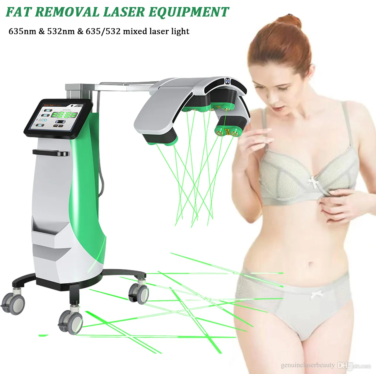 Lipolisi laser perdita di peso dispositivo laserlipo lipolisi lipo luce body contouring lipolaser macchine per la riduzione della cellulite doppia lunghezza d'onda 10 raggi