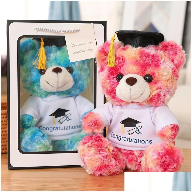 2023 موسم التخرج هدايا P Bear Dolls لزملاء الدراسة والأطفال في حفل افتتاح الأسهم الجملة انخفاض التسليم DH9EK