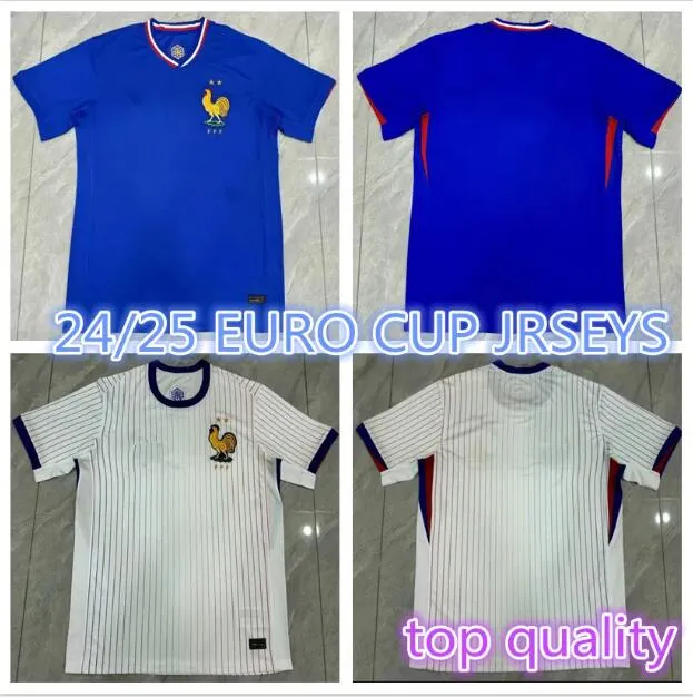 2024 Euro Cup francuskie koszulki domowe mbappe koszulki piłkarskie Dembele coman saliba kante maillot de foot equipe maillots griezmann Kit Men Men Fan Fotball Shirt