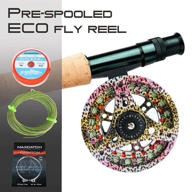 Maximumcatch High Quality ECO 2/3/4/5/6/7/8WT Fly Reel Large Arbor Aluminum Fly  Fishing Reel Hand Changed Fishing Reel 240116 From 19,36 €