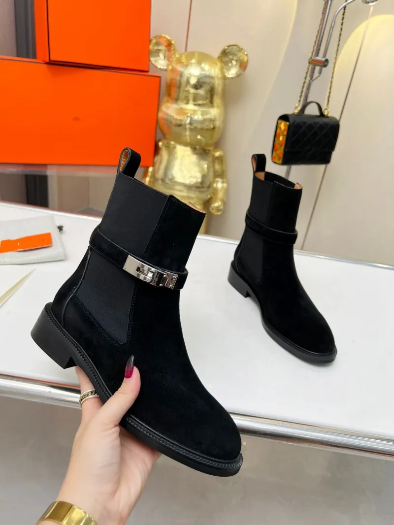 Stivali Cavalieri In Pelle In Pelle Scamosciata In Pelle Di Vitello Donne Cambari Casual Morbidi Comodi Elevati Da 111 64 DHgate