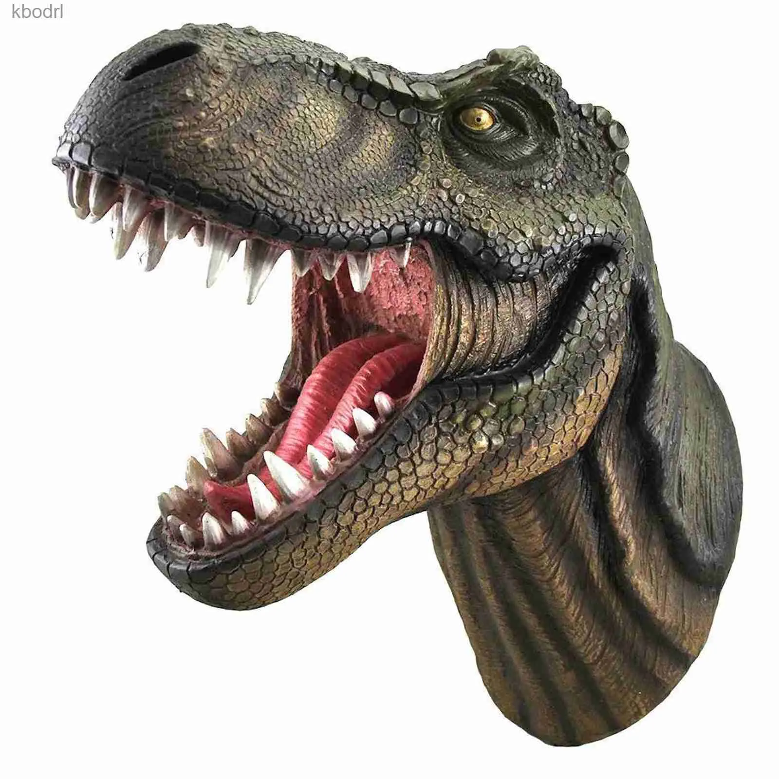 Decorações de jardim 3D Montado na Parede Cabeça Dinossauro Busto Escultura Arte de Parede Escultura Decoração de Festa de Halloween Suprimentos Decoração de Casa de Jardim 2023 YQ240116