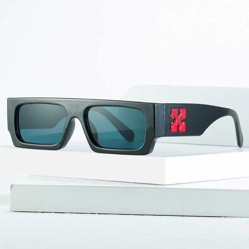 Nouvelle petite boîte de lunettes de soleil décoratives flocon de neige pour hommes personnalité tendance lunettes de plage pour femmes