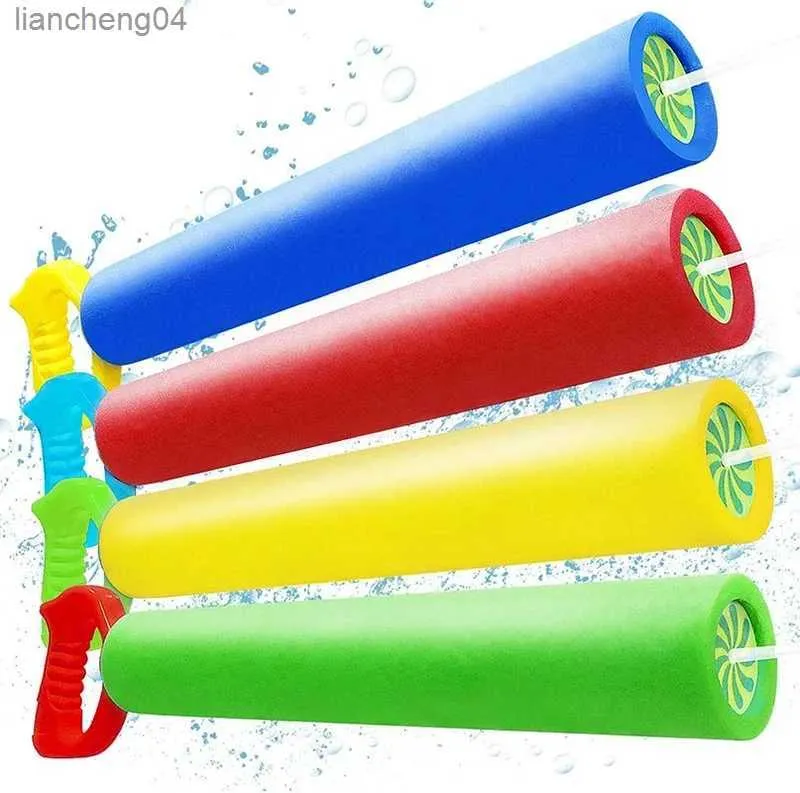 Sand Play Water Fun 4st Water Blaster Foam Squirt Guns For Kids 30 ft Range Pool Water Squirter Water Gun Shooter For Summer Swimming Pool Beach