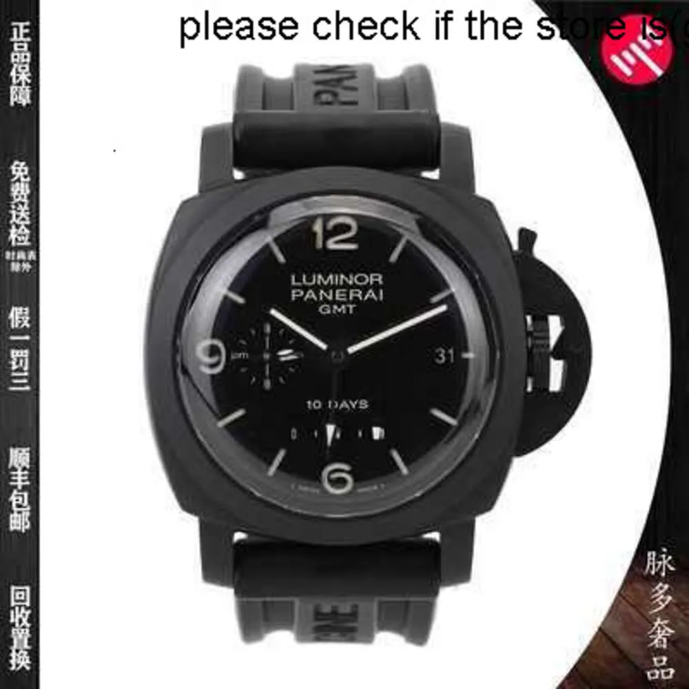 Paneris Watch Luxury Designer Watches Paneraii armbandsur 137100 Automatiska maskiner 44mm Titta Mens PAM 00335 Vattentät rostfritt stål högkvalitativa rörelser