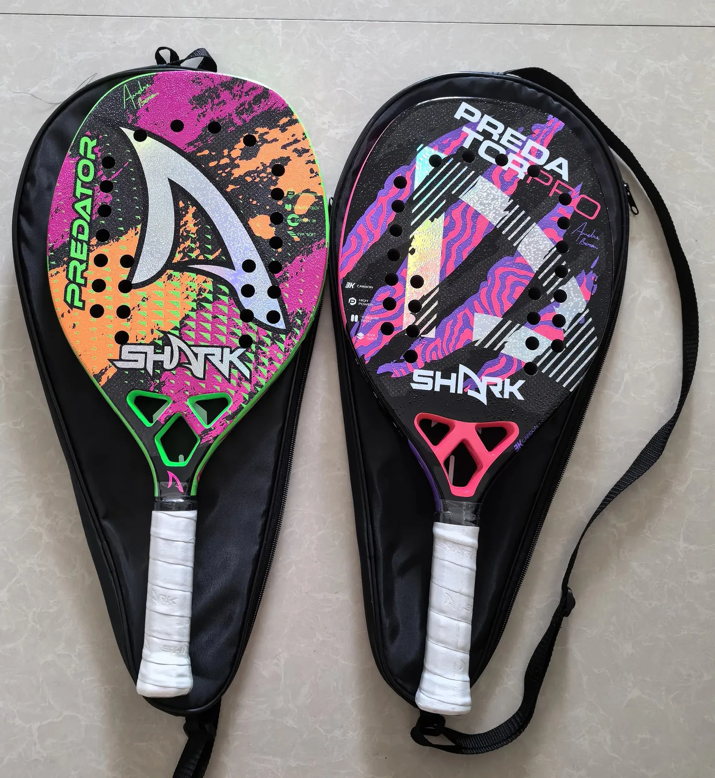 Carbon Fiber Beach Racket Outdoor Beach Sports With Racket Backpack Beach Tennis Racke 240116