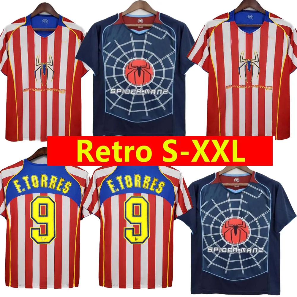 Retro Atletico Madrids Soccer Jerseys Kun Aguero Griezmann Maxi F.Torres Gabi Forlan Simao Vintage Classic 04 05 06 10 11 13 14 94 95 96 97 100TH 2004 2005 2014 1997