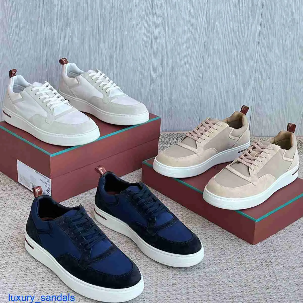 Week End Walk Sneakers Loropinas Casual Shoes Waterproof Sole Casual Sports Shoes For Mens Autumn and Winter 2024 Ny lättvikt och bekväm herr S HB Visx