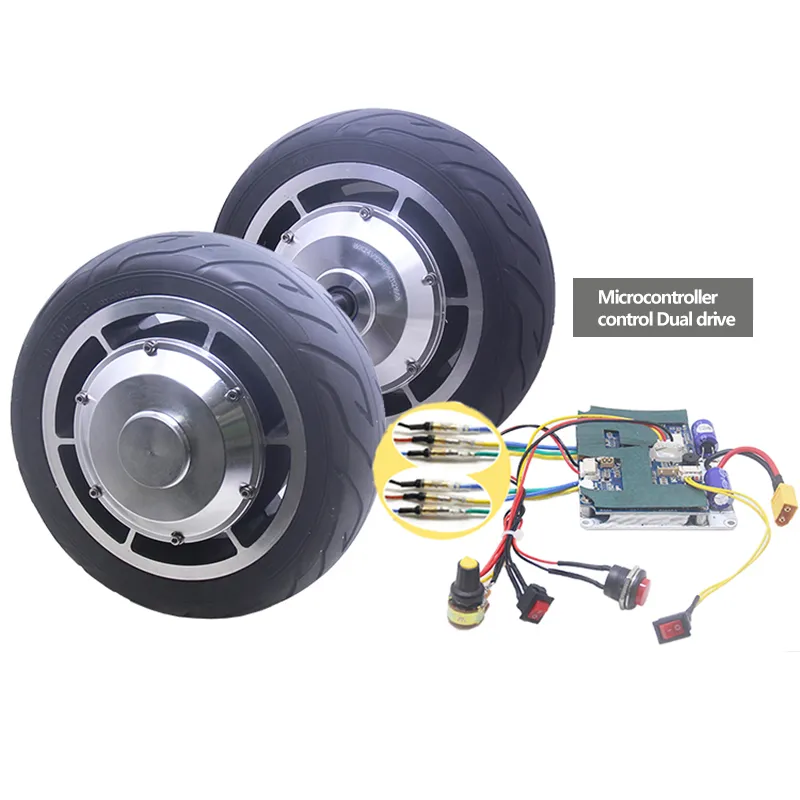 48V 1000W 10-Inch Electric Scooter Hub Motor - Brushless Replacement Motor With Disc Brake