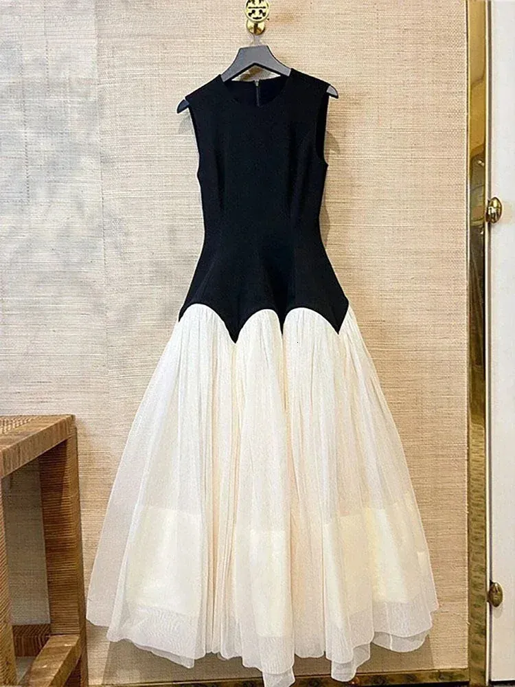 Elegant Floral Patchwork O Neck A Line Dresses Elegant Floral Patchwork O Neck A Line Dresses