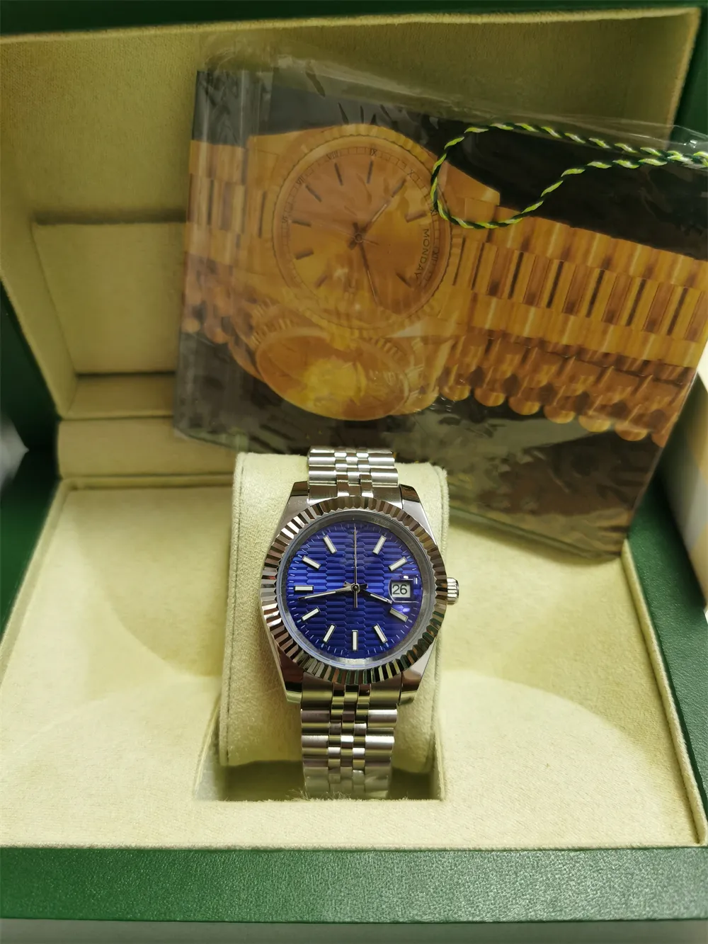 Com caixa original, relógio de alta qualidade 41mm Presidente DateJust 116334 Sapphire Glass Asia 904L Movimento Mecânico Mecânico Automático Relógios 85