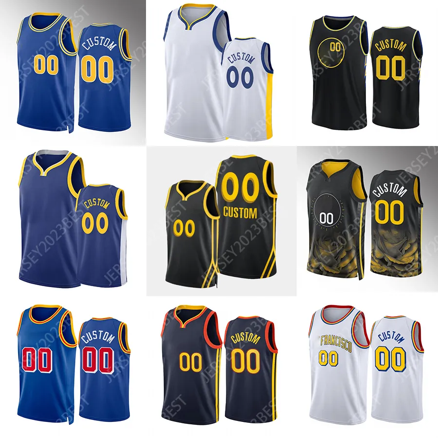 2023 24 Neu 3 Chris Paul 30 Curry Stephen 2 Brandin Podziemski 11 Thompson 22 Wiggins Klay Draymond 23 Green Andrew Basketball-Trikots Herren Damen Jugend XS-4XL