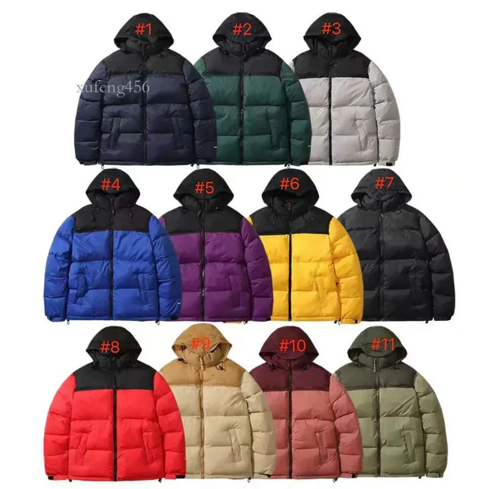 Män kvinnor designer ner jackor hooded hoodeis kappa utomhus kallsäker flerfärgad högkvalitativ streetwear vinterrockar