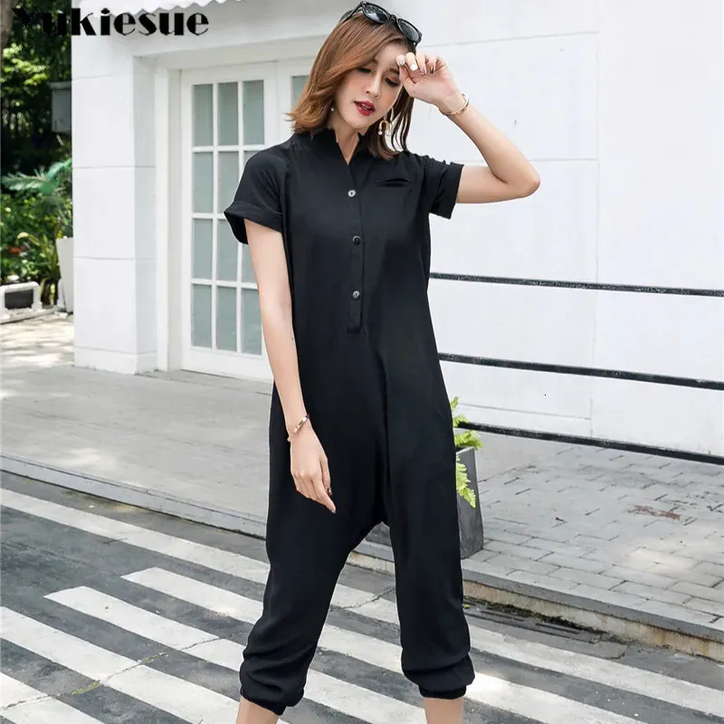 Womens Suit Jumpsuit Bodysuit Kvinnlig kropp för kvinnor Summer Short Sleeve Rompers Sexiga eleganta jumpsuits Womans 240131