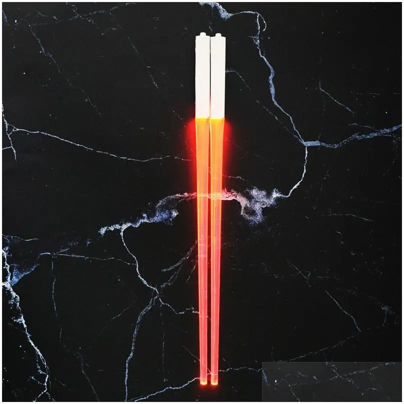 led glowing light chopsticks reusable sushi lightup chopsticks unique gifts for men