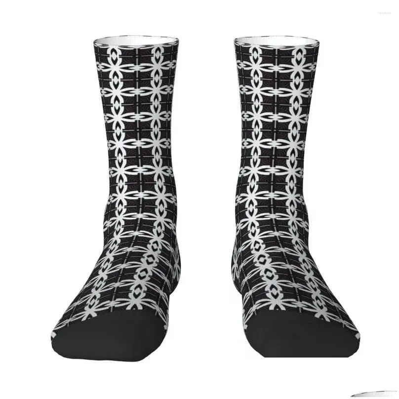 Herrensocken Gitter Lila Weiß Männer Frauen Winddicht Neuheit Frühling Sommer Herbst Winter Strümpfe Geschenk Drop Lieferung Bekleidung Unterwäsche Ot79U