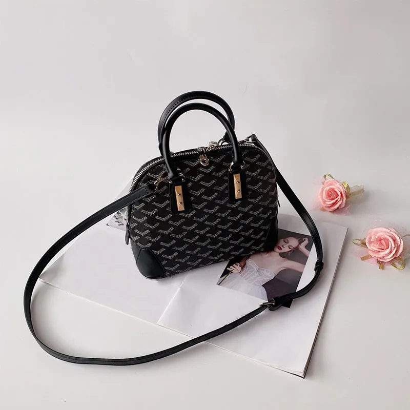 Bolso bandolera de diseñador de alta calidad Bolso de concha de cuero genuino Bolso de mano para mujer Cartera Titular de la tarjeta Bolso Bolso bandolera clásico para hombre Bolso pequeño negro