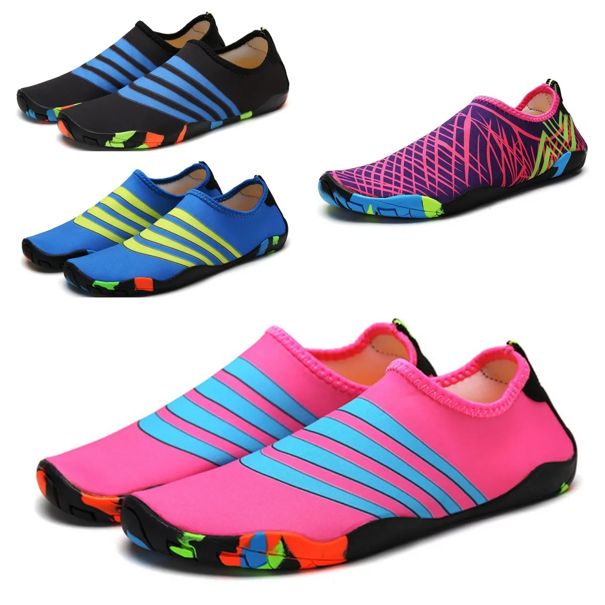 2024 Hot Selling Men's Women's Slippers Summer Högkvalitativa avslappnade tofflor Sport Soft Sole Sandals Men's Women's Classic Socks Shoes