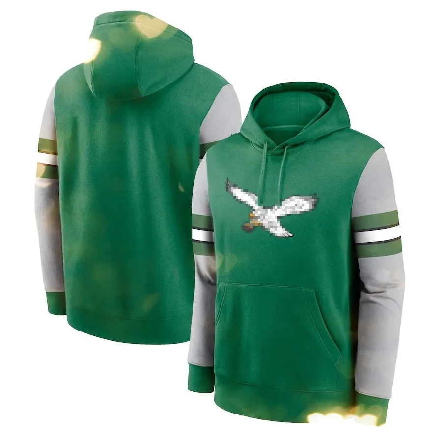 Tasarımcı Hoodie Brand Sideline Hoodie Philadelphia''eagles'''Men Club Alternate Pullover Yeşil Giyim Akıllı Moda Stiller İçin En İyi Malzemeler