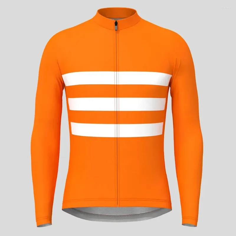 Jaquetas de corrida Classic Men Ciclismo Jersey Manga Longa Tops Bicicleta MTB Downhill Camisa Road Bike Team Verão Roupas Esportivas