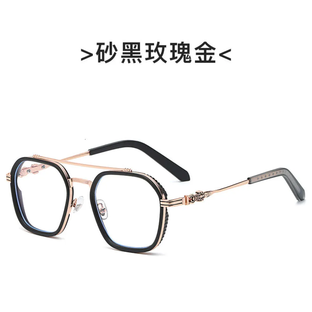 Luxury Designer Eyeglasses Metal Frame Glasses, Stylish