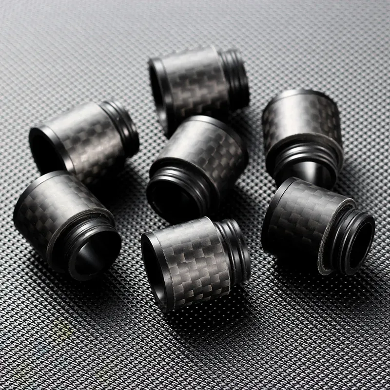 Carbon Fiber TFV8 Drip Tips wide bore Drip Tip 810 Mouthpieces for TFV8 BIG BABY TFV12 Smoking Accessories