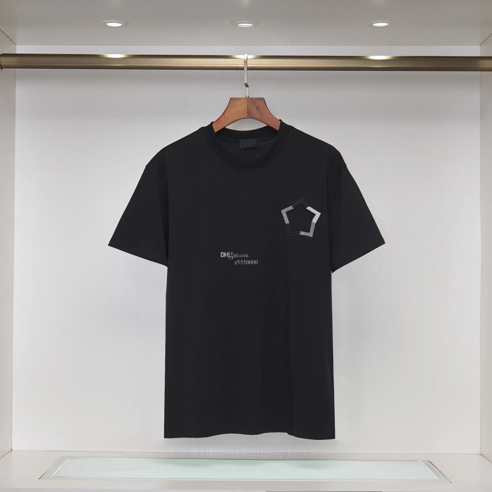 Sommer Herren T -Shirt Shorts Ärmeln Luxus -Mode -Shirts Grafik Tee Brief Designer für Männer lässig Harajuku Street Übergroßes Hemd Stickerei Haikyuu 9637