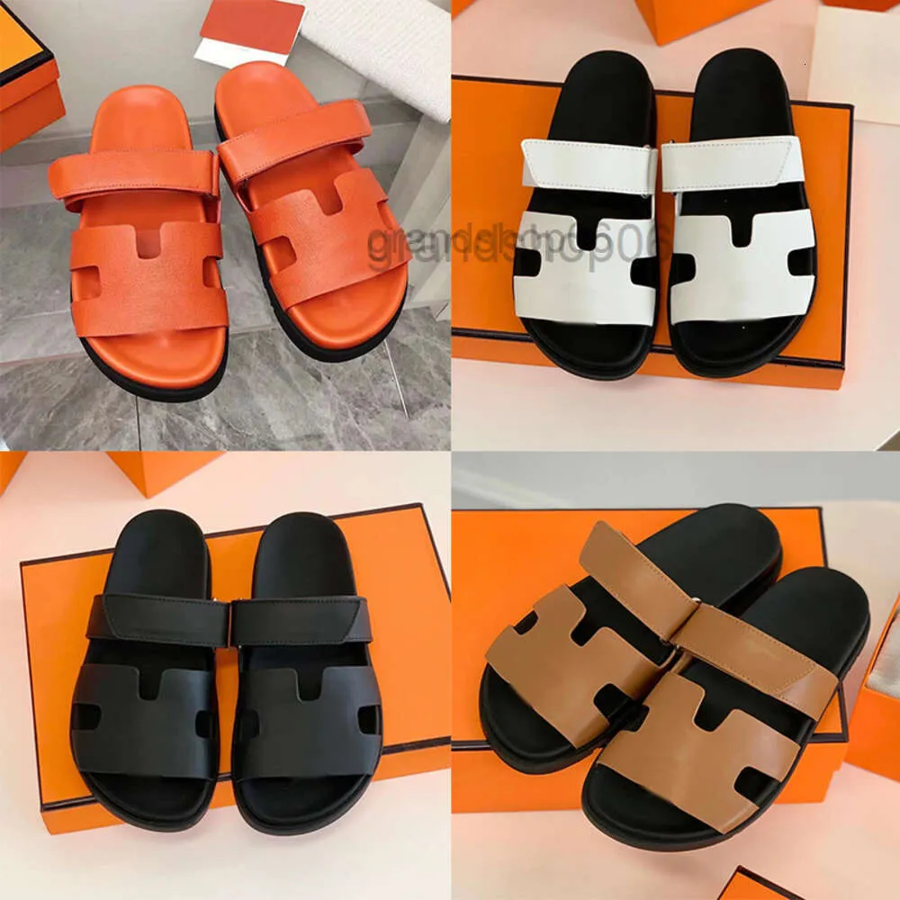 Designer chypre chinelos praia clássico sandálias planas verão senhora couro flip flops qualidade superior homens mulheres slides tamanho 35-43 caixa aaaaa