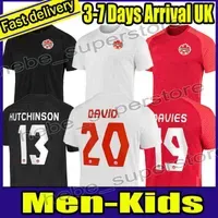 2022 Shirts Canada Soccer Jerseys Kids Davies David Osorio 2021 21 22 Home Away 3rd National Team Evstaquio Hutchinson Cavallini Laryea Mill