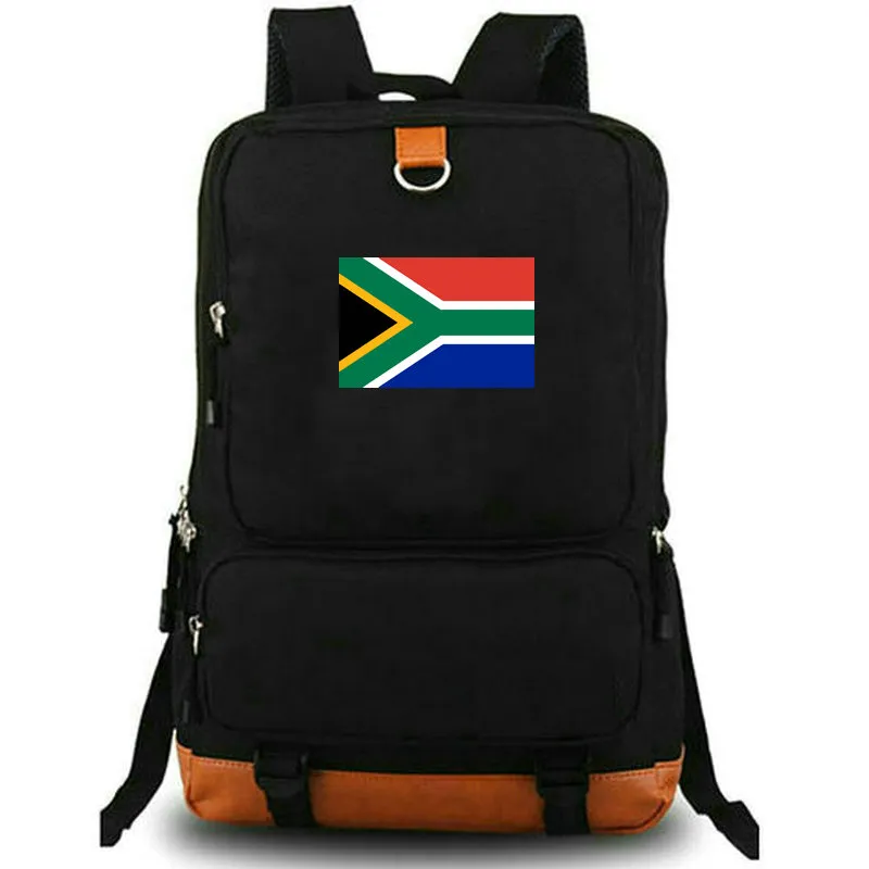 ZAF Country Flag Daypack Cape Town Backpacks For School With National