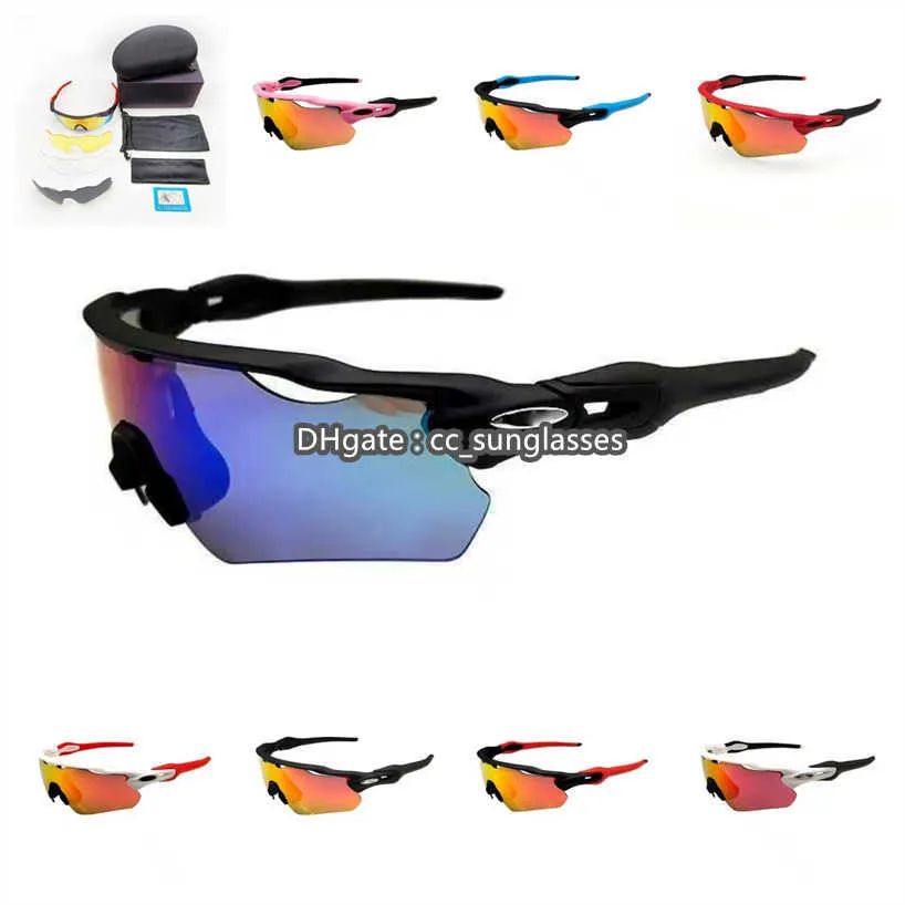 Lunettes de soleil Oakleies Oakly Lunettes de cyclisme Résistant aux UV Ultra léger Protection oculaire polarisée Sports de plein air Lunettes de course et de conduite 2024 SKIJ