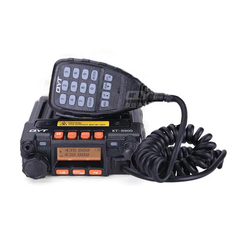 Oryginalny mini mobilny radio podwójny zespół QYT KT8900 25W Walkie Talkie 136174MHz 400480MHz Mobile Transceiver