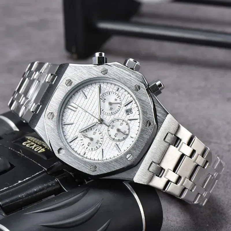 AP FRIST Watches All Dial Work Work Watch High Caffice Top Designer Luxury Brand Chronograph Watch Band Men Fashion Automatic Calendar
