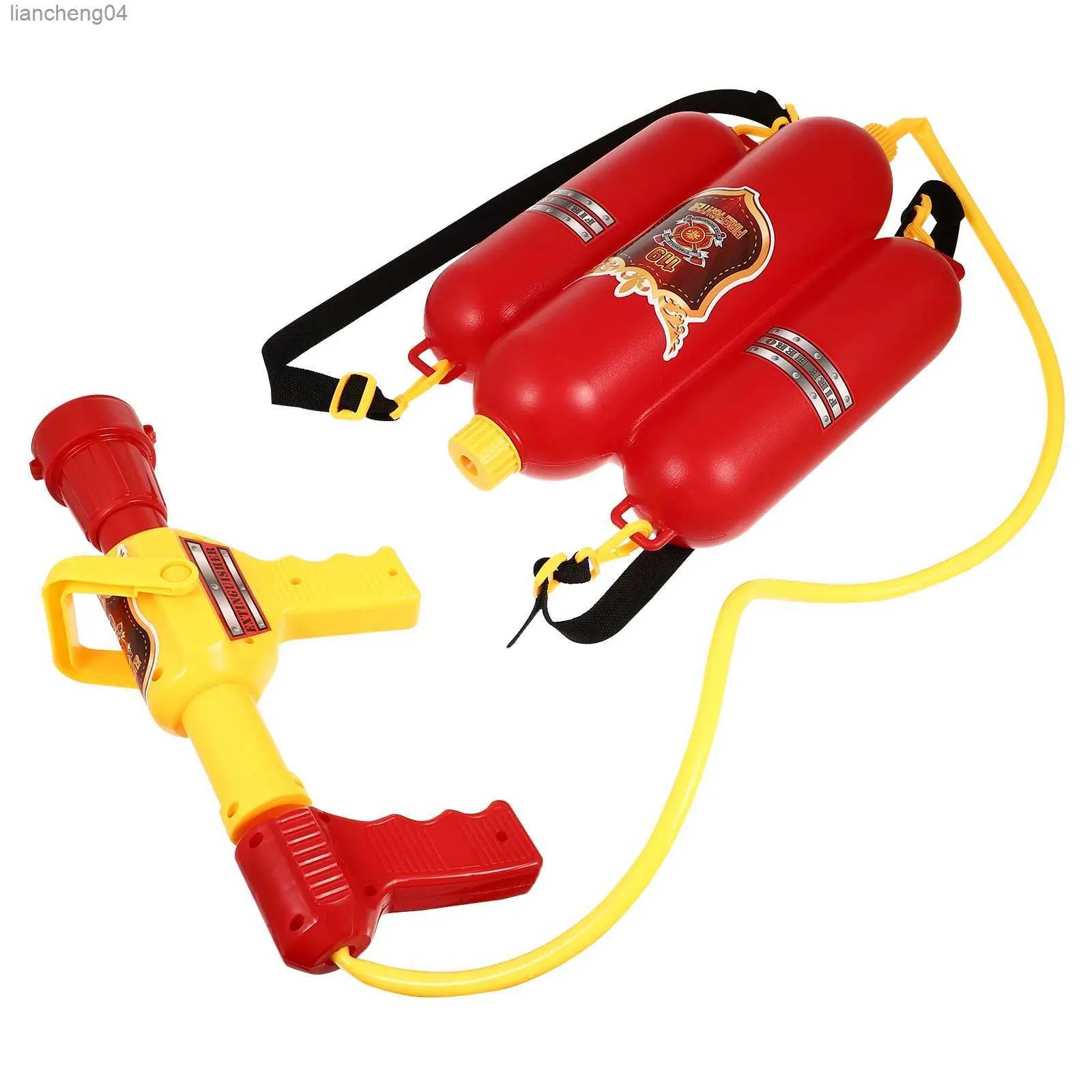 Sand Play Water Fun Firefighter Fire Extinguisher Water Gun Backpack