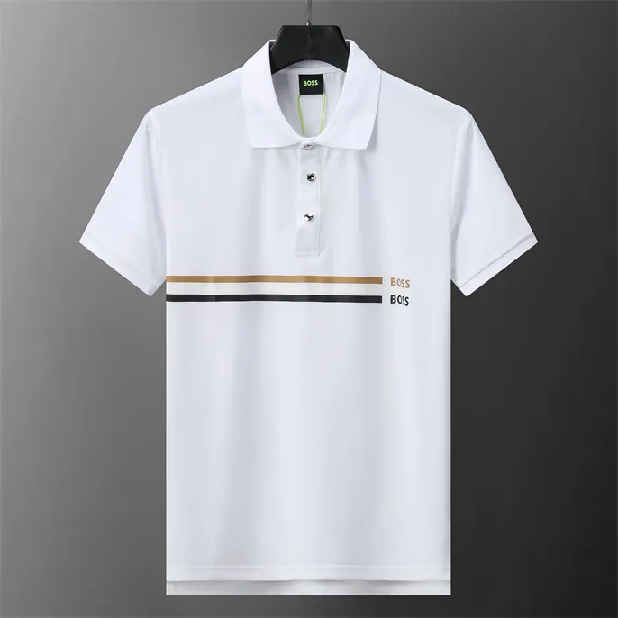 #1 Mens Polo Shirt Designer Man Fashion Horse T Shirts Casual Men Golf Summer Polos Shirt Embroidery High Street Trend Top Tee Asian size M-XXXL 0012