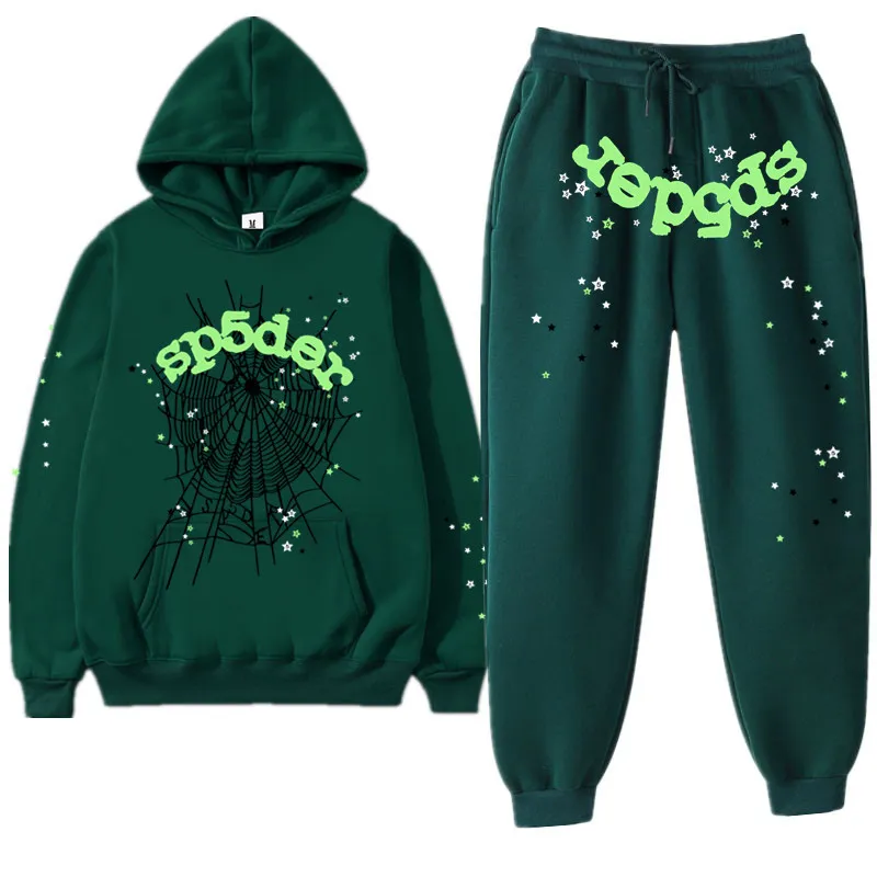 Tracksuit Men 555 Hoodie Spider Hoodies Sp5der Hoodie track