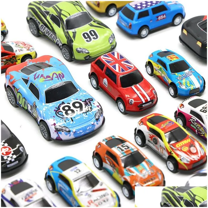 Cool Childrens Toy Car Mini Inertia Return Racing Model Drop Delivery Dhyo9