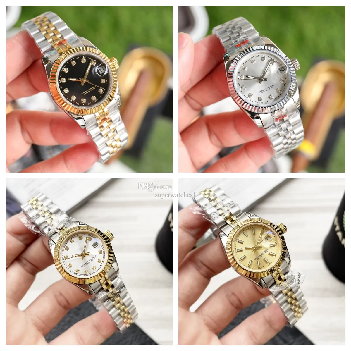 womenwatch designer watch for women lady automatic watch woman watch gold watch 31mm lady Stainless Steel diamond watch luxury watchs classic Watches movement rlx