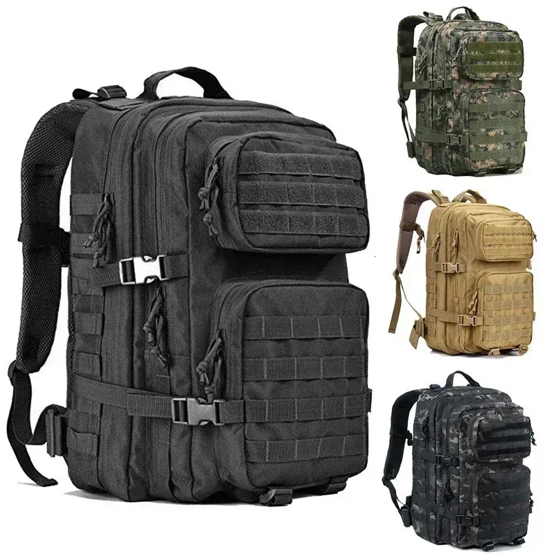 Lawaia 30/50l mochilas militares 1000d náilon à prova dwaterproof água mochila ao ar livre tático mochilas de acampamento caça saco presente 240116