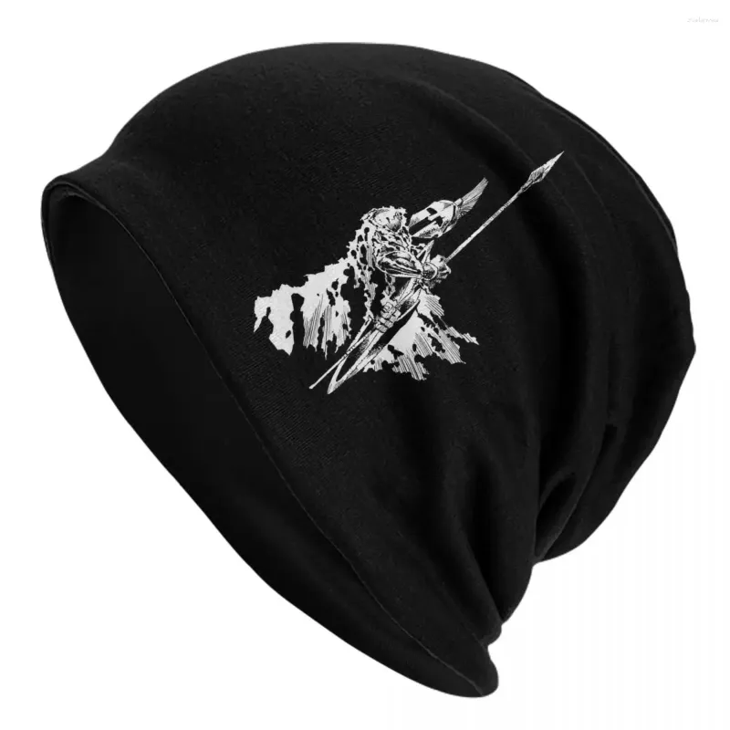 Berets Spartan Warrior Honor Bonnet Hats Cool Outdoor Sparta Skullies Valuies Kapelusz męski dla kobiet ciepłe elastyczne czapki termiczne