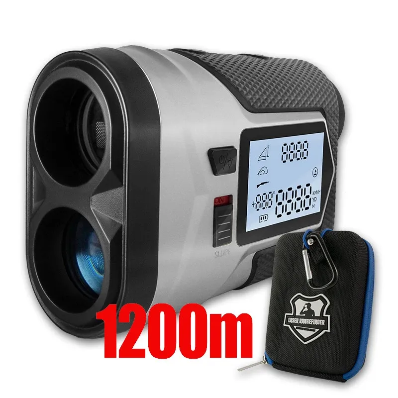 RangeFinder RangeFinder 1200m قابلة لإعادة الشحن مع المنحدر مع تعديل الاهتزاز العداد المقيس تلسكوب الصيد 240116