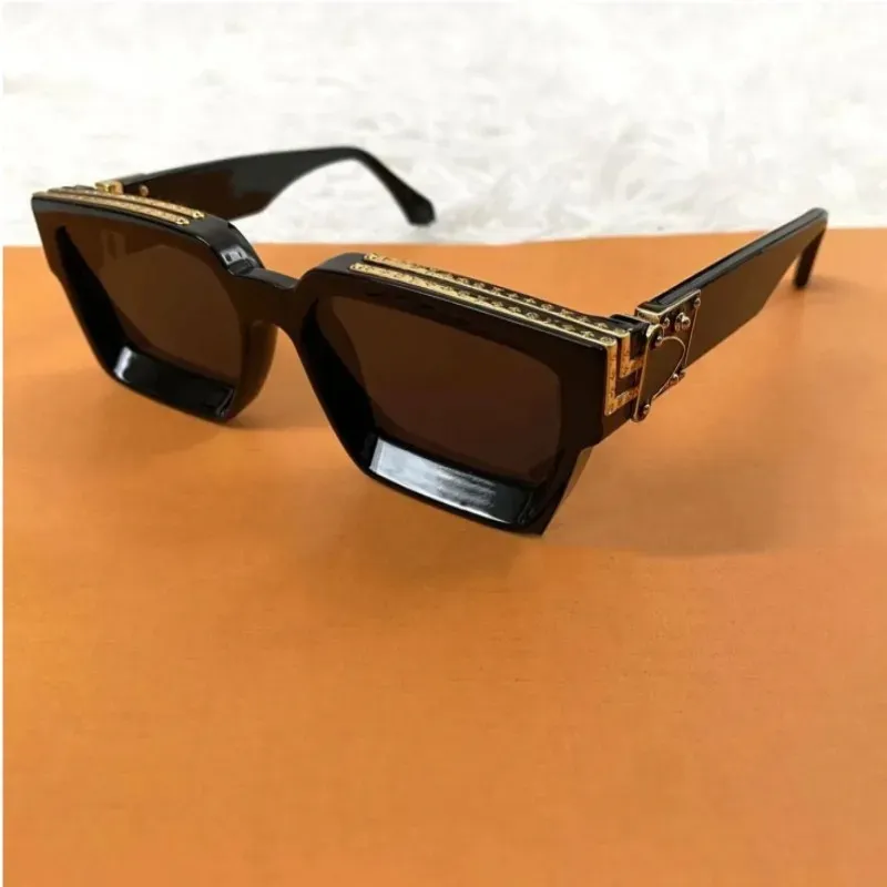 Hot Millionaires Sunglases men women full frame Vintage designer MILLIONAIRE 1.1 sunglasses men MILLIONAIRE popular Black Made in Italy WITH BOX96006