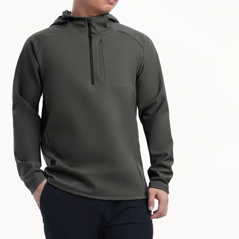 Lu Lu – tenue de Yoga pour hommes, veste, sweat-shirt surdimensionné, pull ample à manches longues, col rond, chemisier de gymnastique